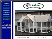 Tablet Screenshot of glasshut.com